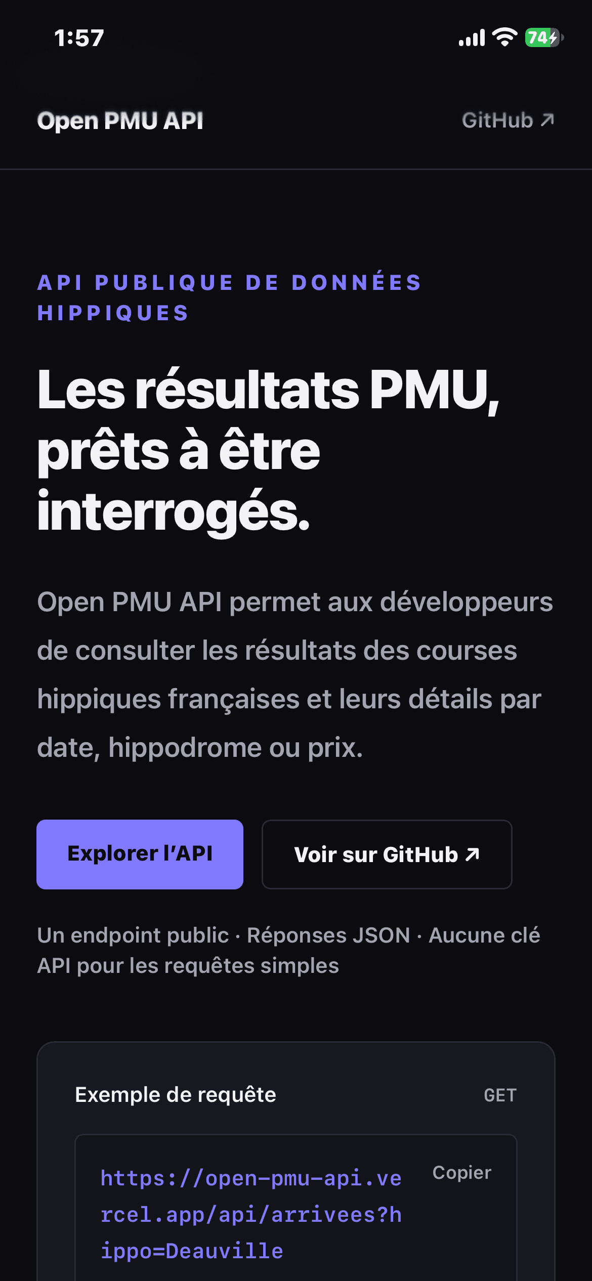 PMU API preview