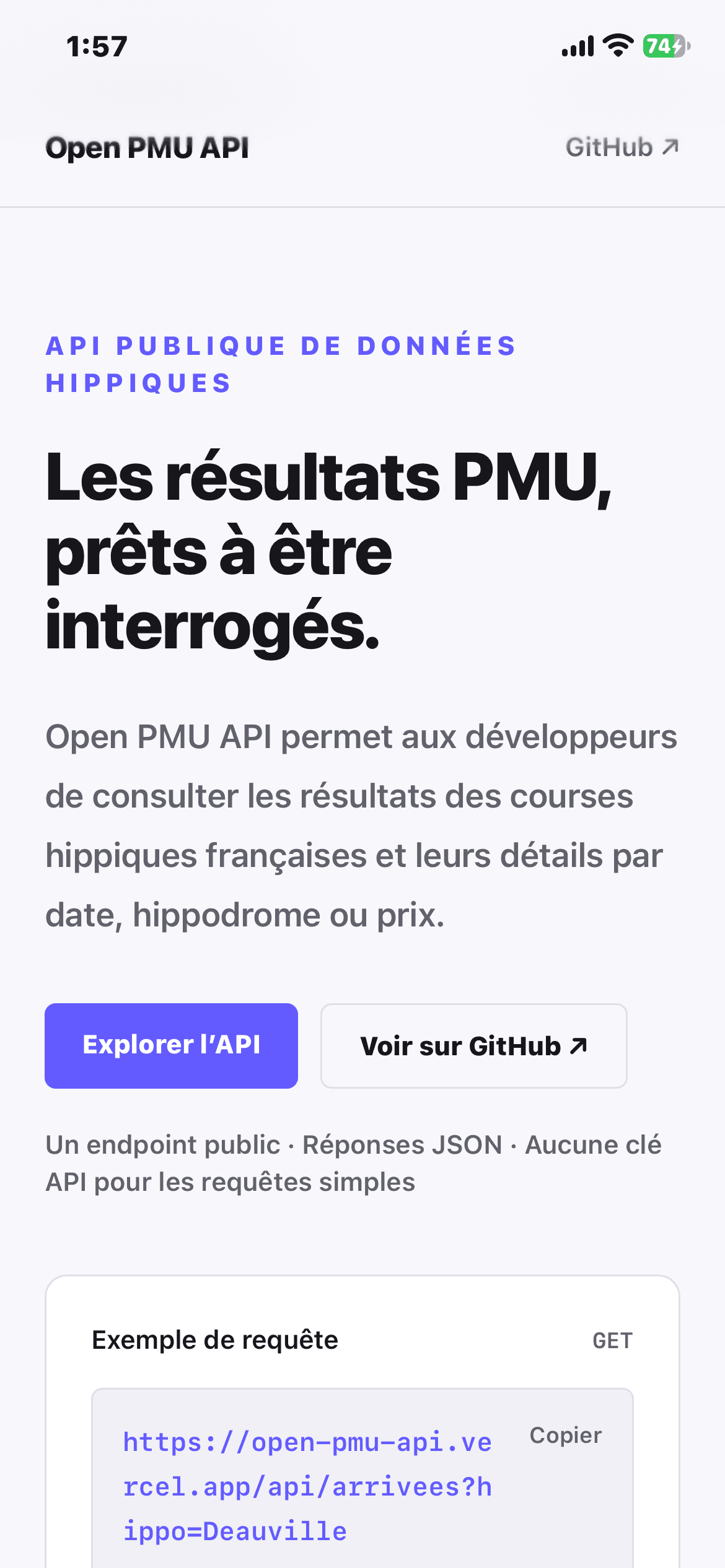PMU API preview